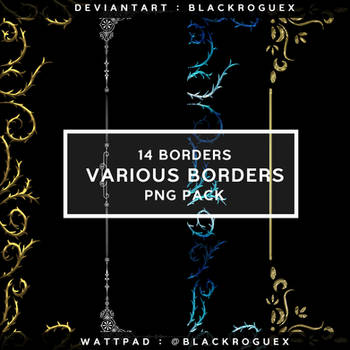 14 BORDERS | PNG PACK