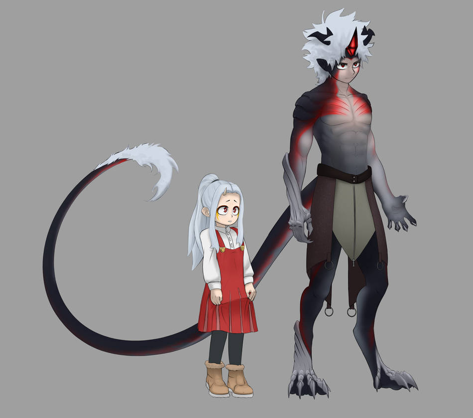 Horned Characters A Pair of Horns REdesign (BNHA AU) by GoldenGeckoWriter on DeviantArt