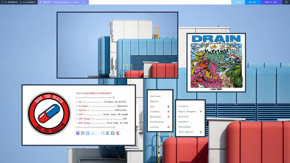 Windows 10 Rice - Penicillin by OrpheusClairvoyance on DeviantArt