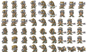 Barbarian Battler from Tales of Destiny