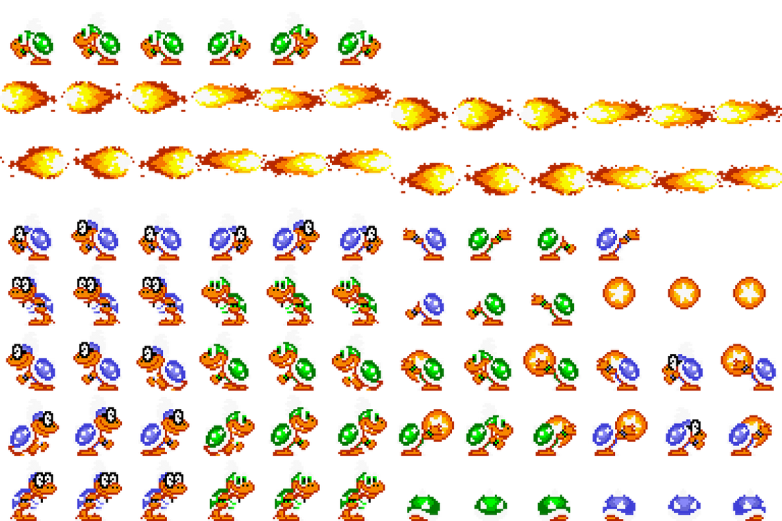 Smw Rainbow Shell Smw Boss by skatefilter5 on DeviantArt