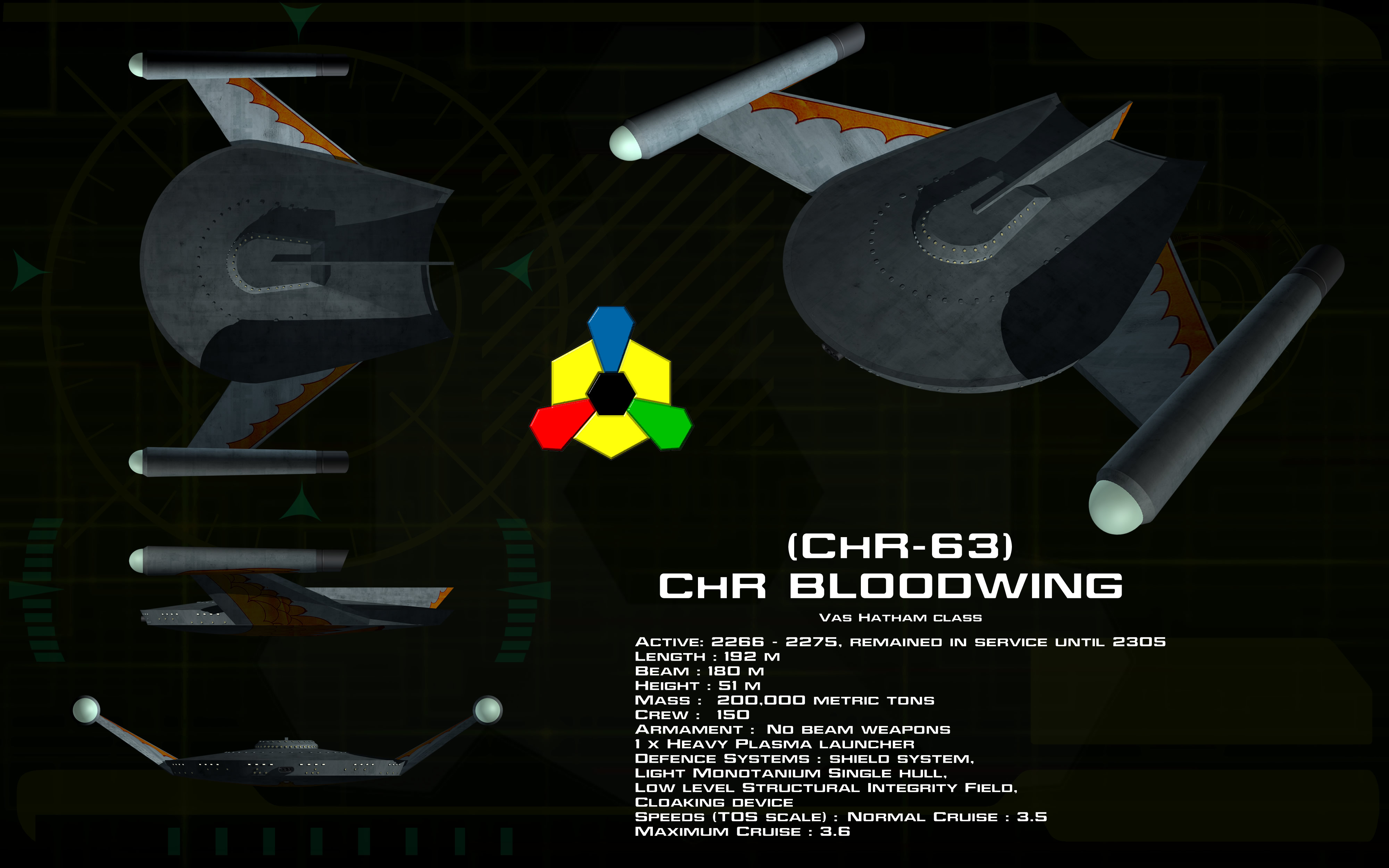 Romulan Vas Hatham class - ChR Bloodwing