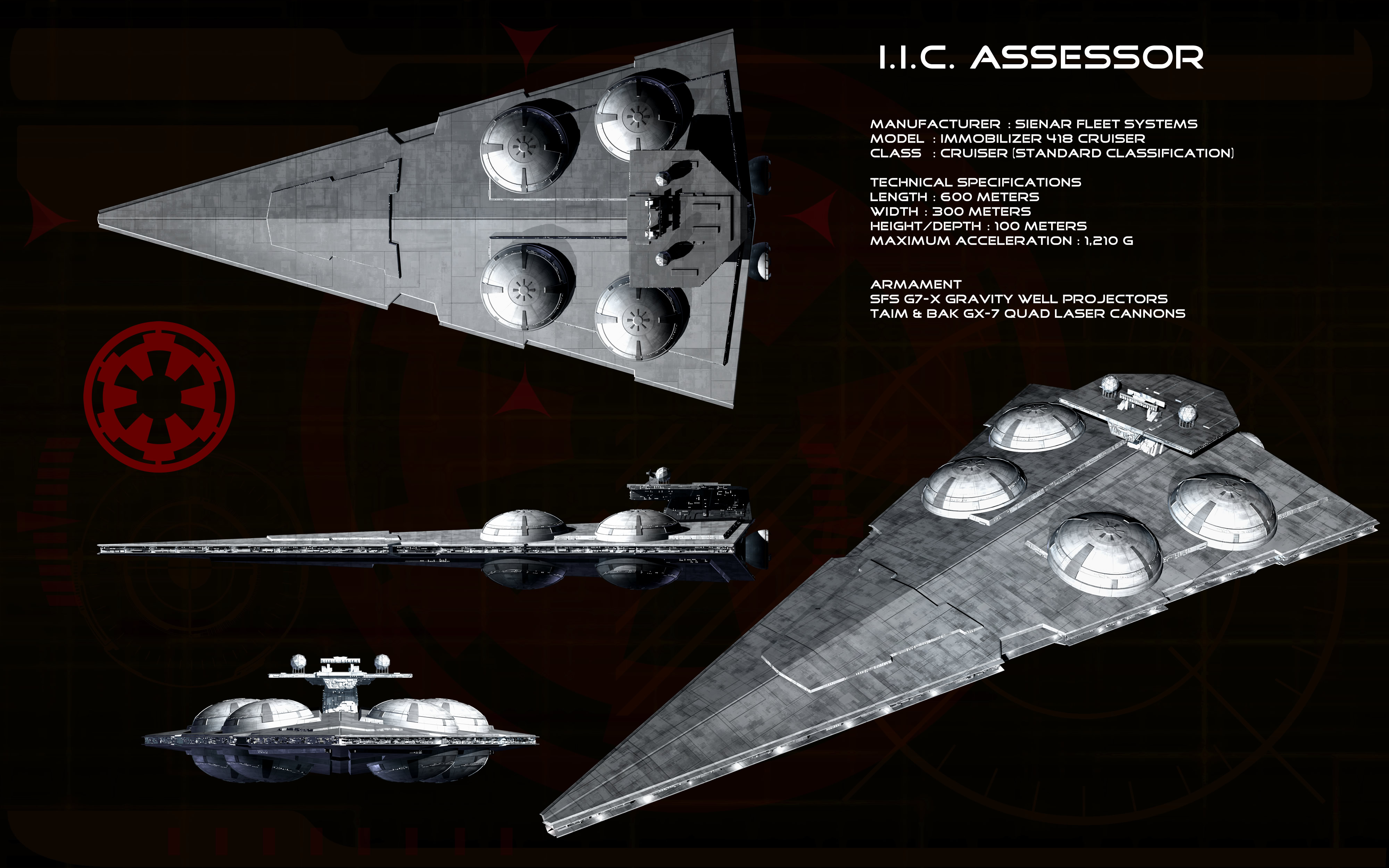 Imperial Interdictor Cruiser ortho - IIC Assessor