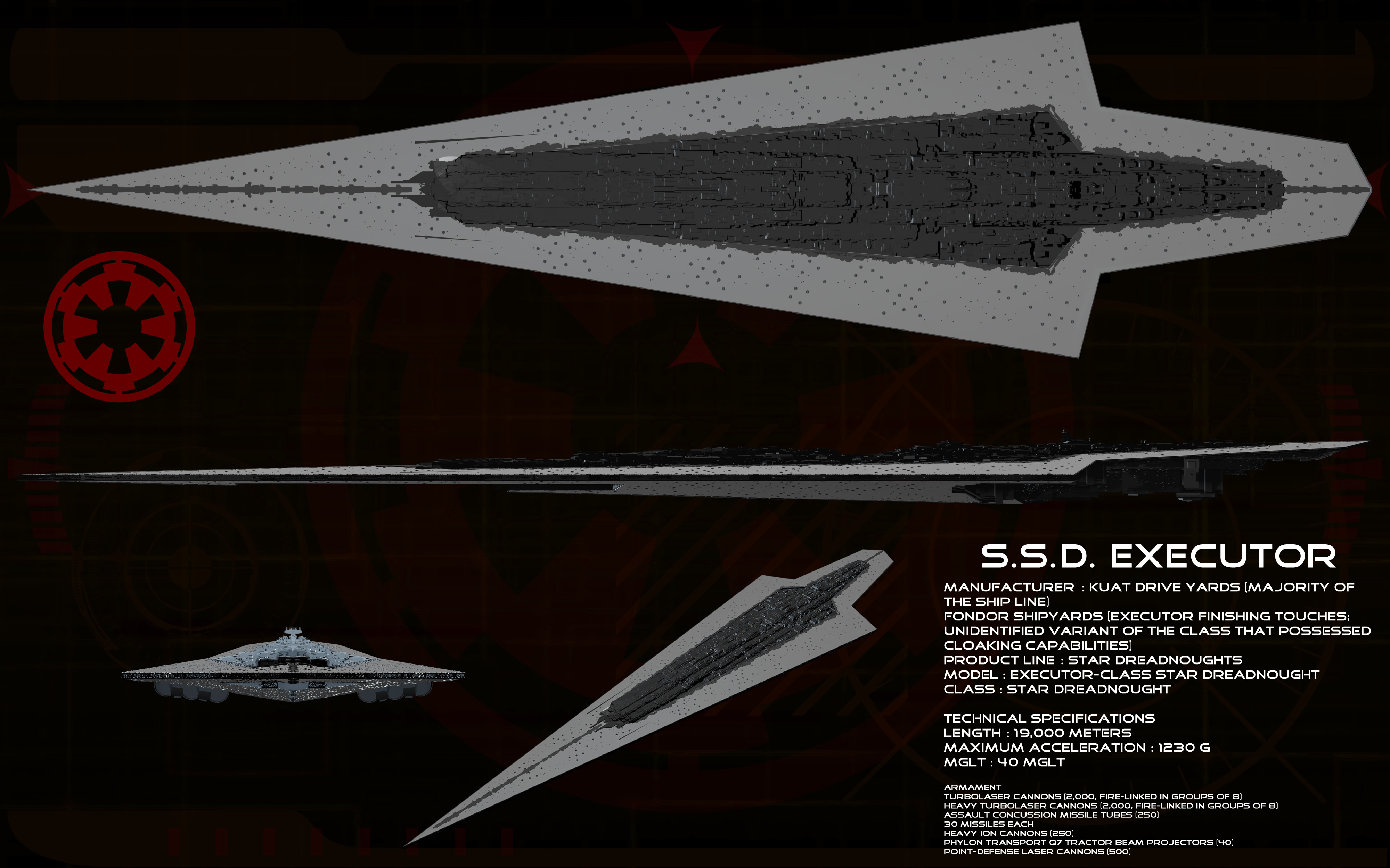 Super Star Destroyer Executor Model