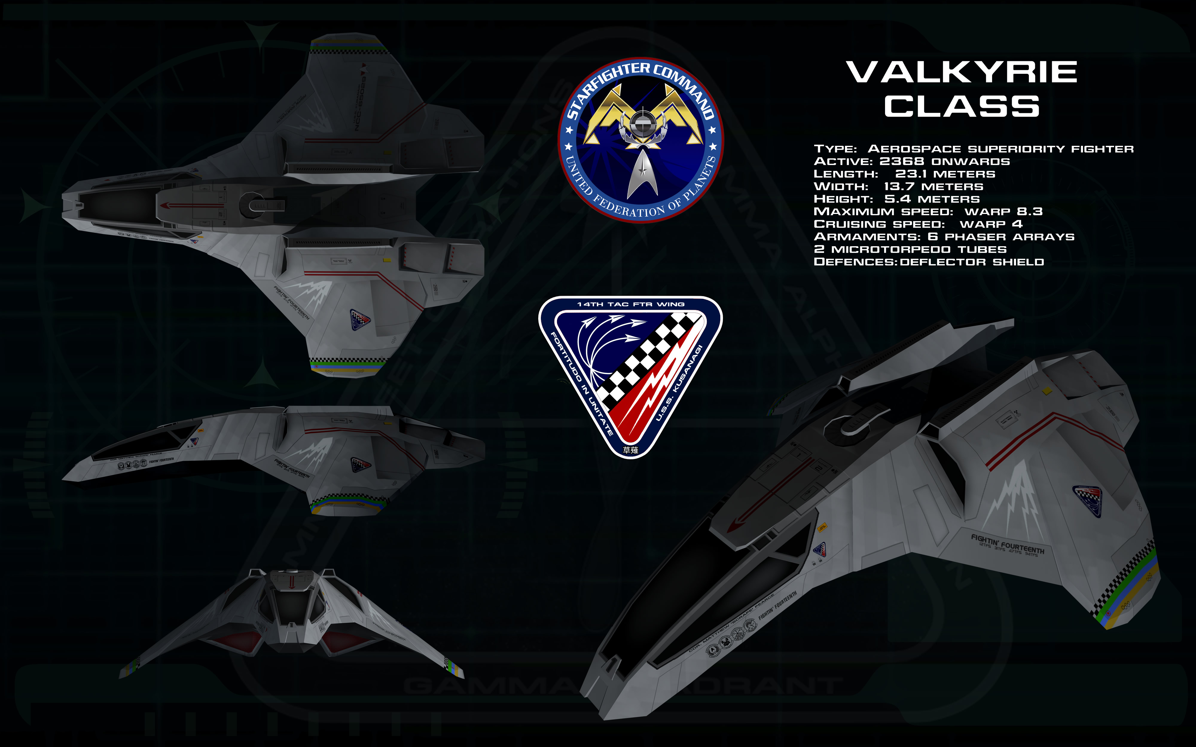 Valkyrie Aerospace superiority fighter ortho