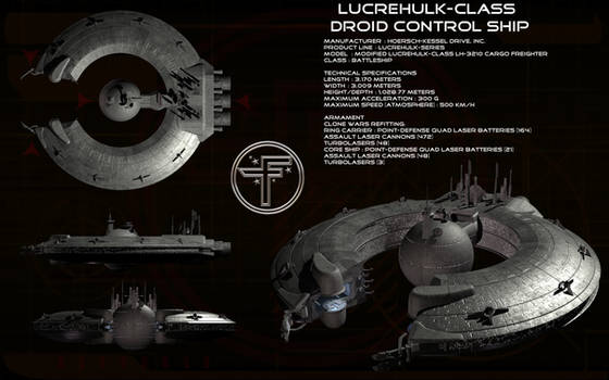 Lucrehulk class Droid Control Ship ortho