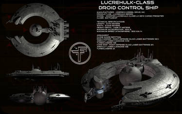 Lucrehulk class Droid Control Ship ortho