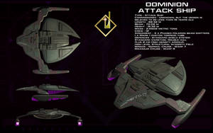 Dominion Attack Ship ortho (Jem'Hadar fighter)