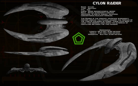 Cylon Raider (New) ortho