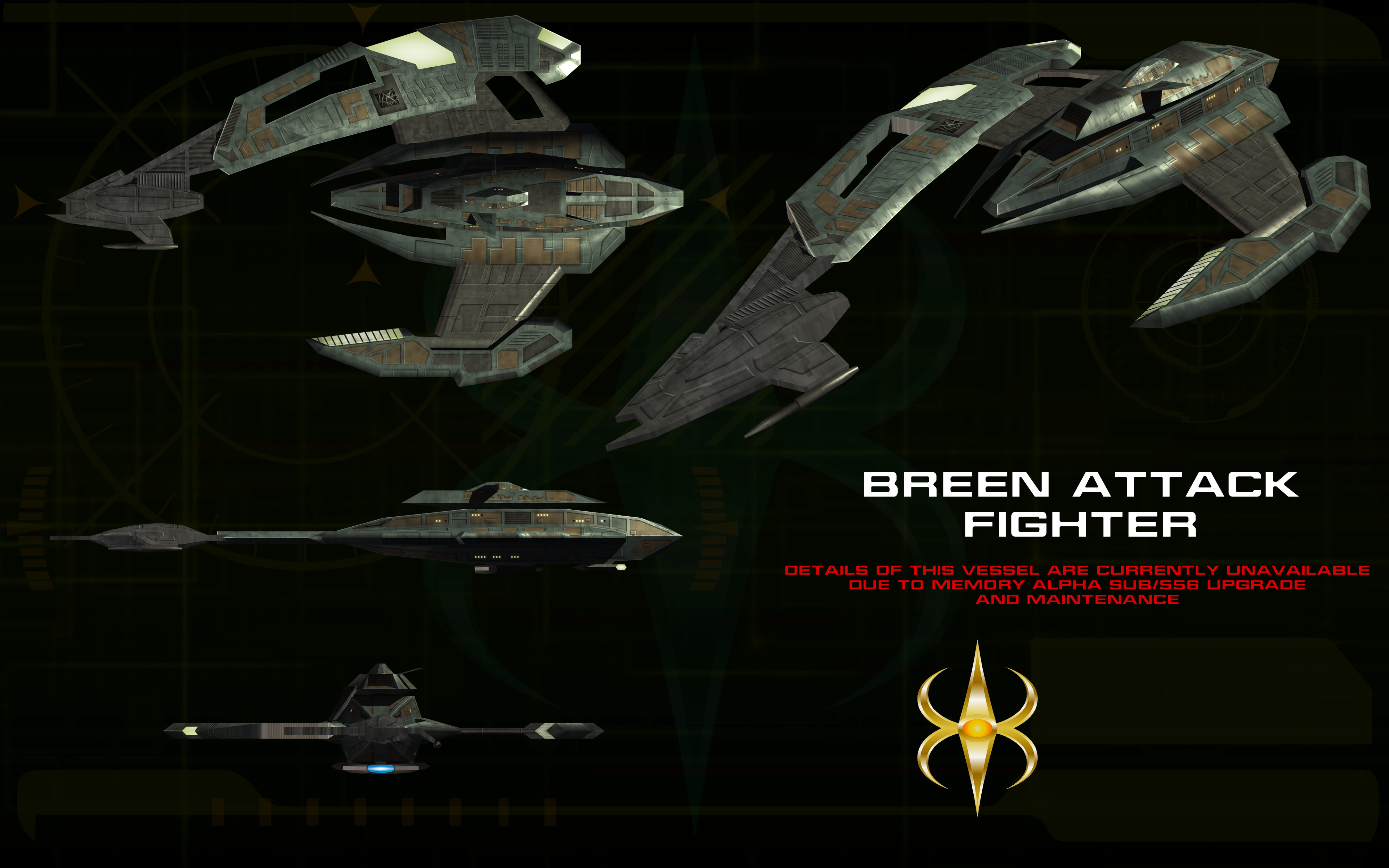 Breen Weapons Breen Attack Fighter ortho by unusualsuspex on DeviantArt