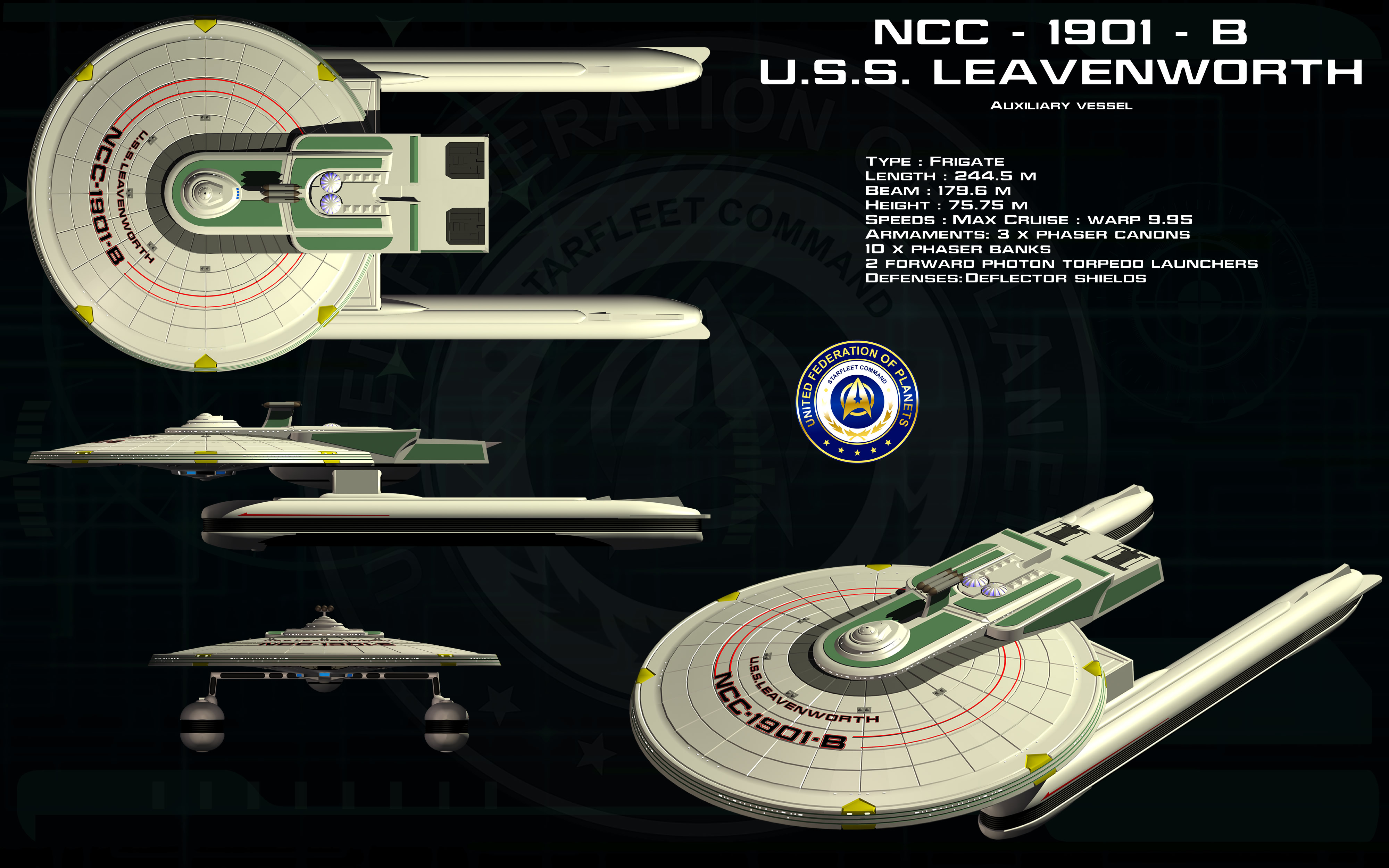 Prospero class ortho - USS Leavenworth