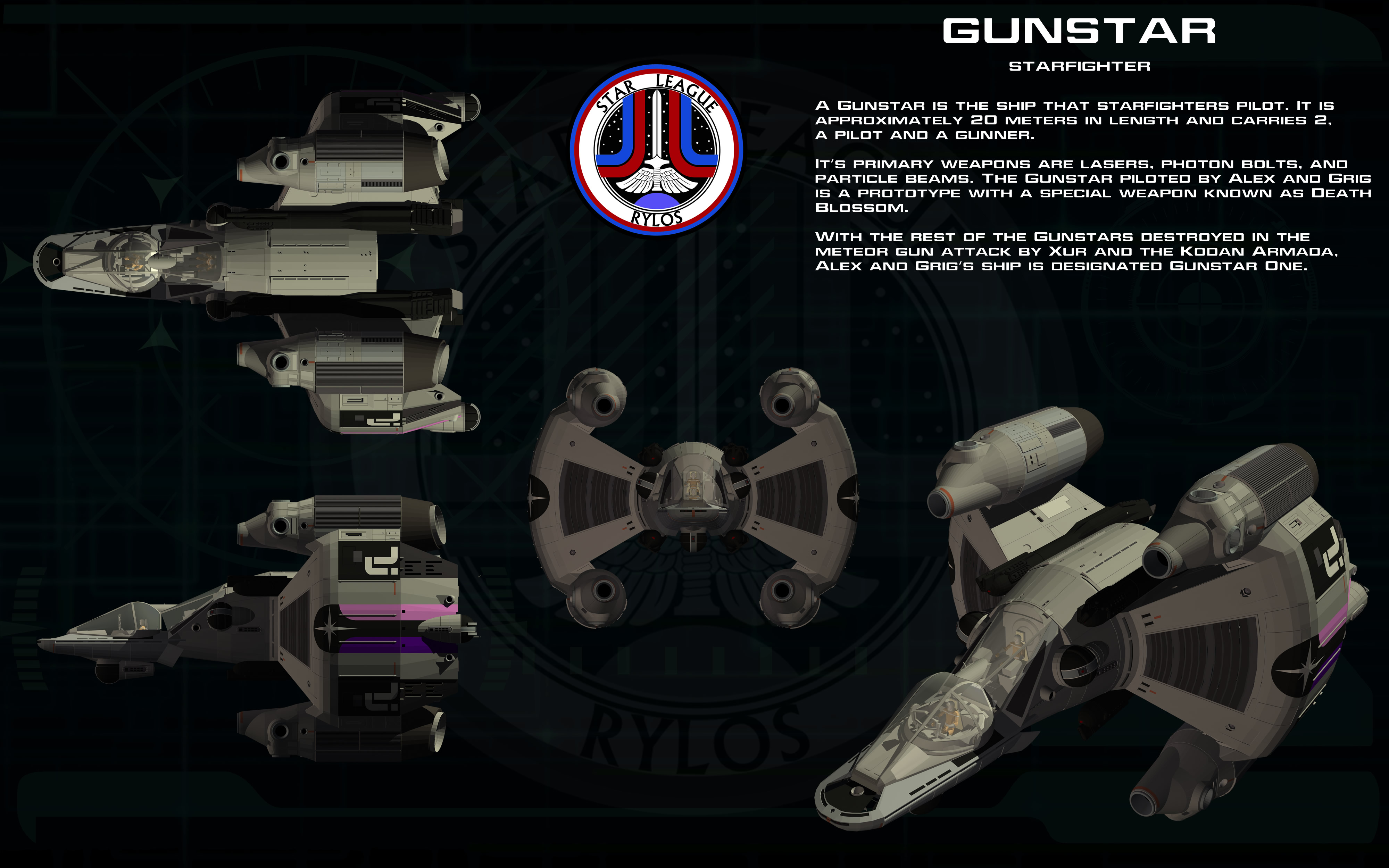 Gun Star Frame Gunstar starfighter ortho by unusualsuspex on DeviantArt