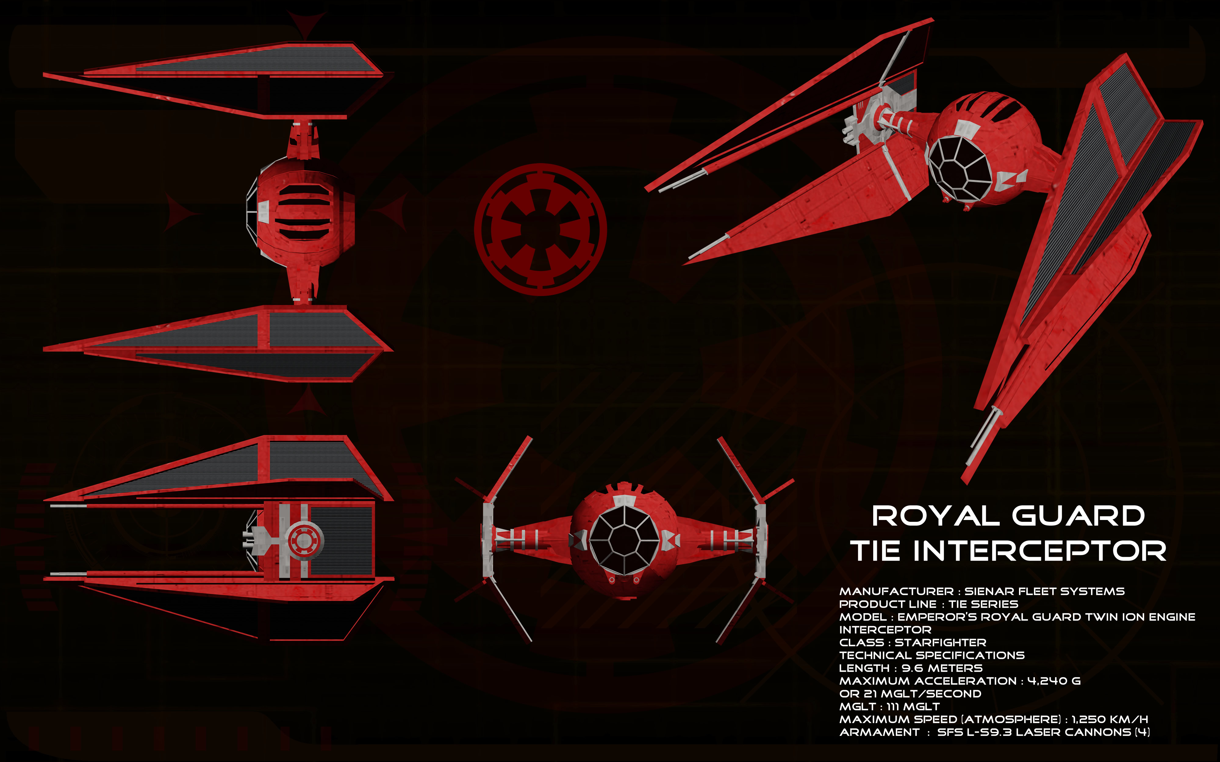 wallpapers Star Wars Imperial Guard Logo royal guard tie interceptor ortho by