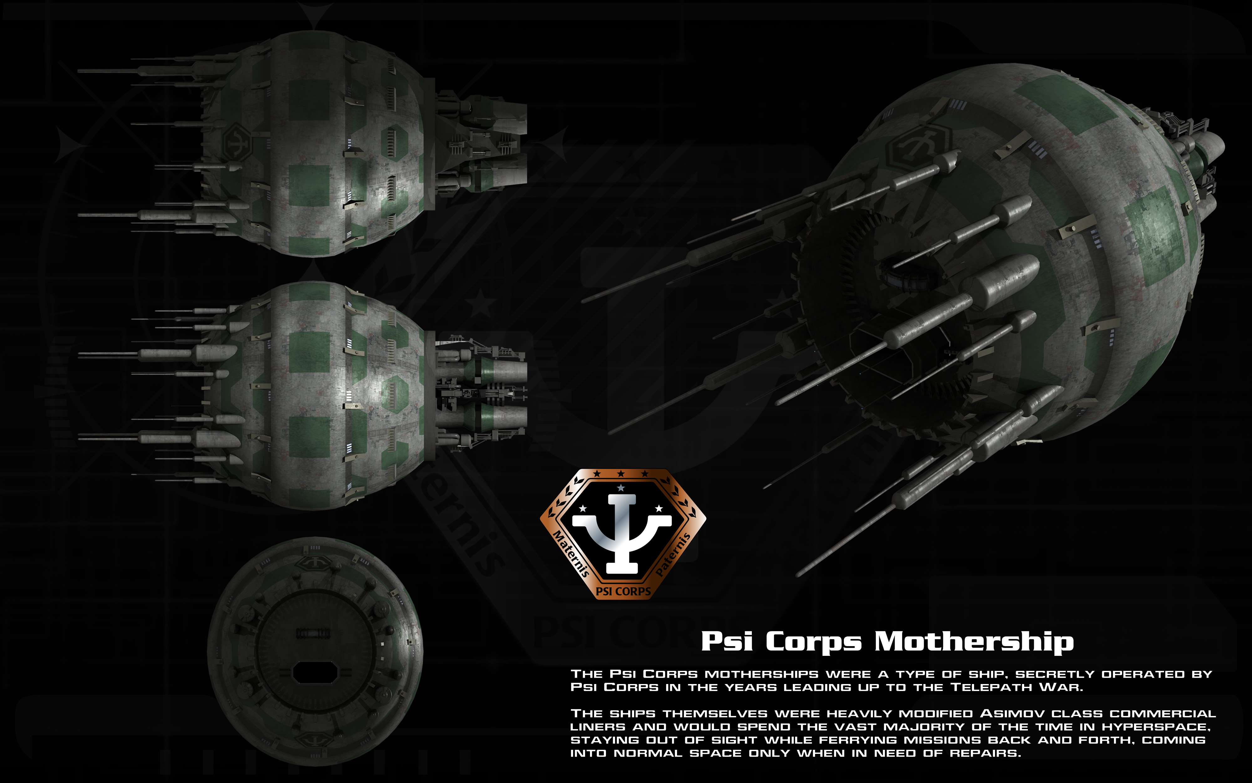 Psi Corps Mothership ortho