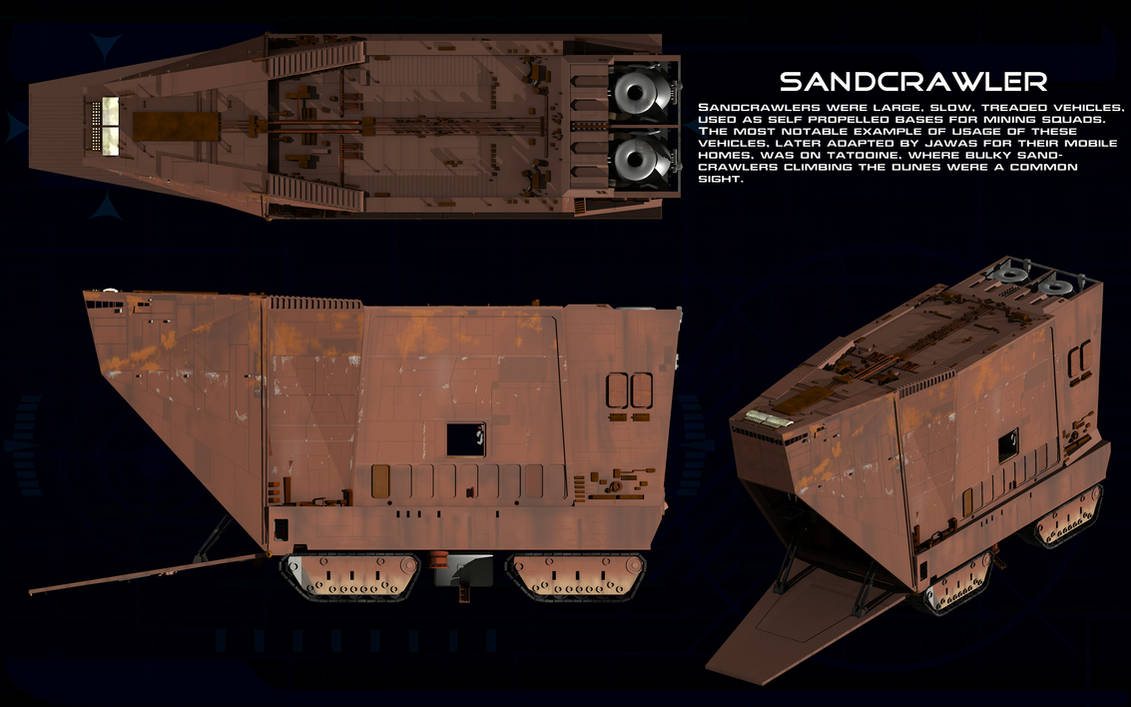 Sandcrawler Rv Sandcrawler ortho by unusualsuspex on DeviantArt
