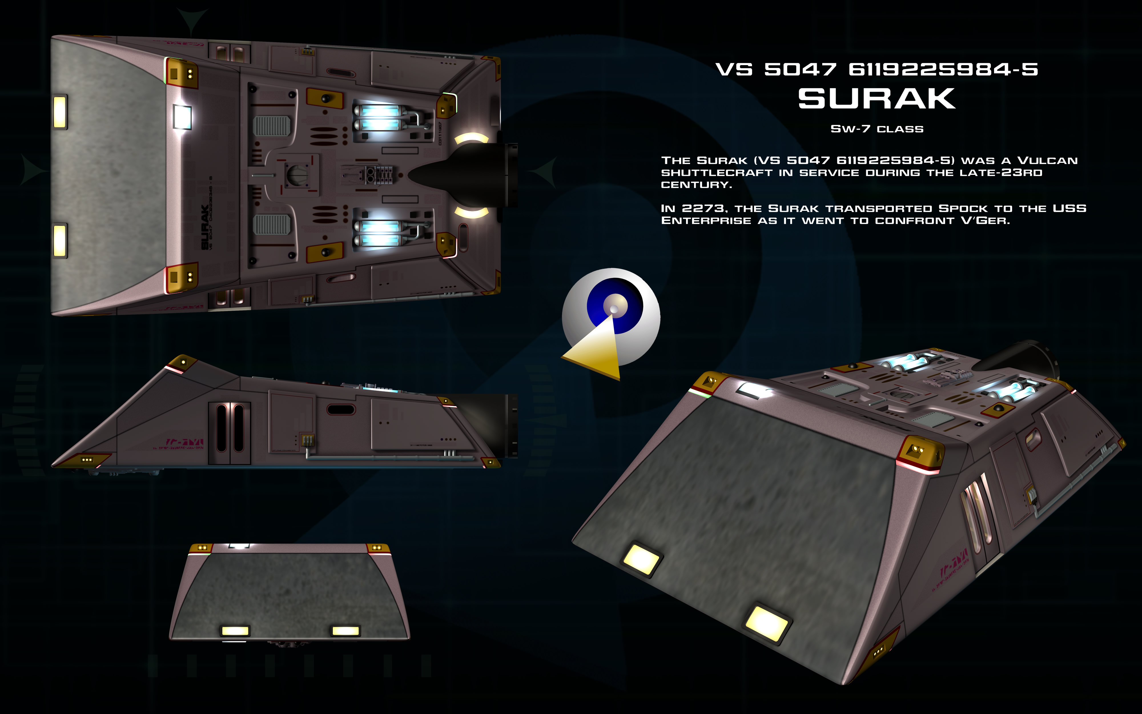 Surak Shuttle ortho by unusualsuspex on DeviantArt