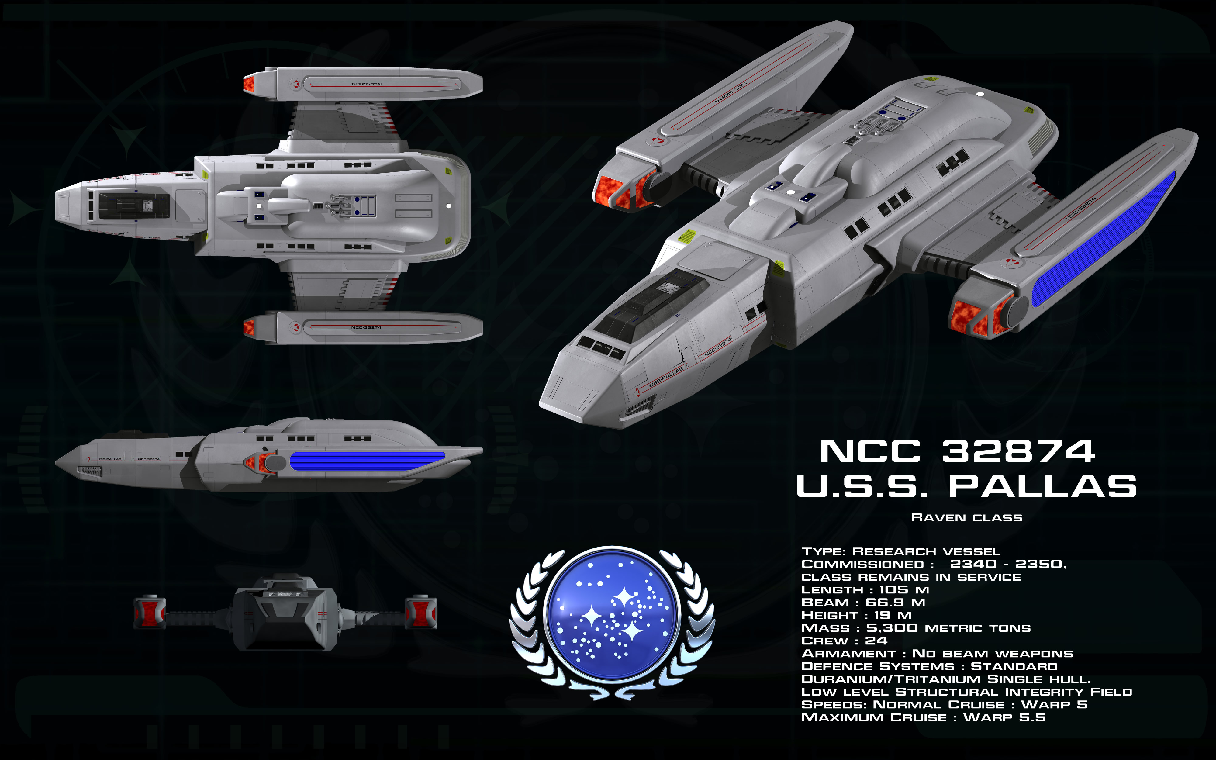 Raven Class Star Trek Raven Class Starship