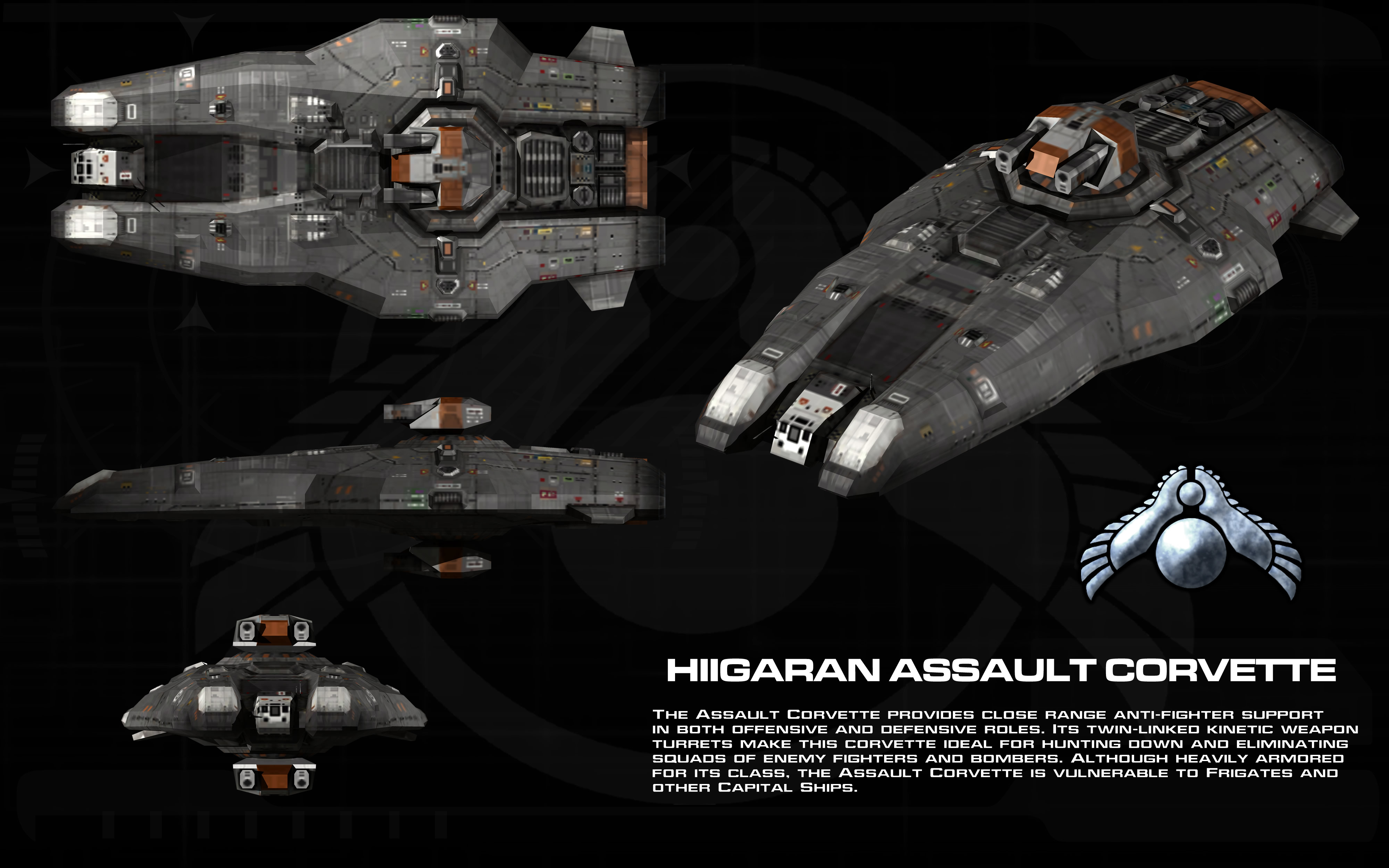 Hiigaran Assault Corvette ortho