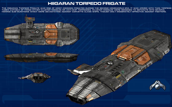 Hiigaran Torpedo Frigate ortho [new]