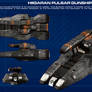 Hiigaran Pulsar Gunship ortho [new]