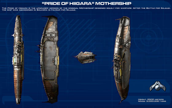 Hiigaran Mothership 'Pride of Hiigara' ortho [new]