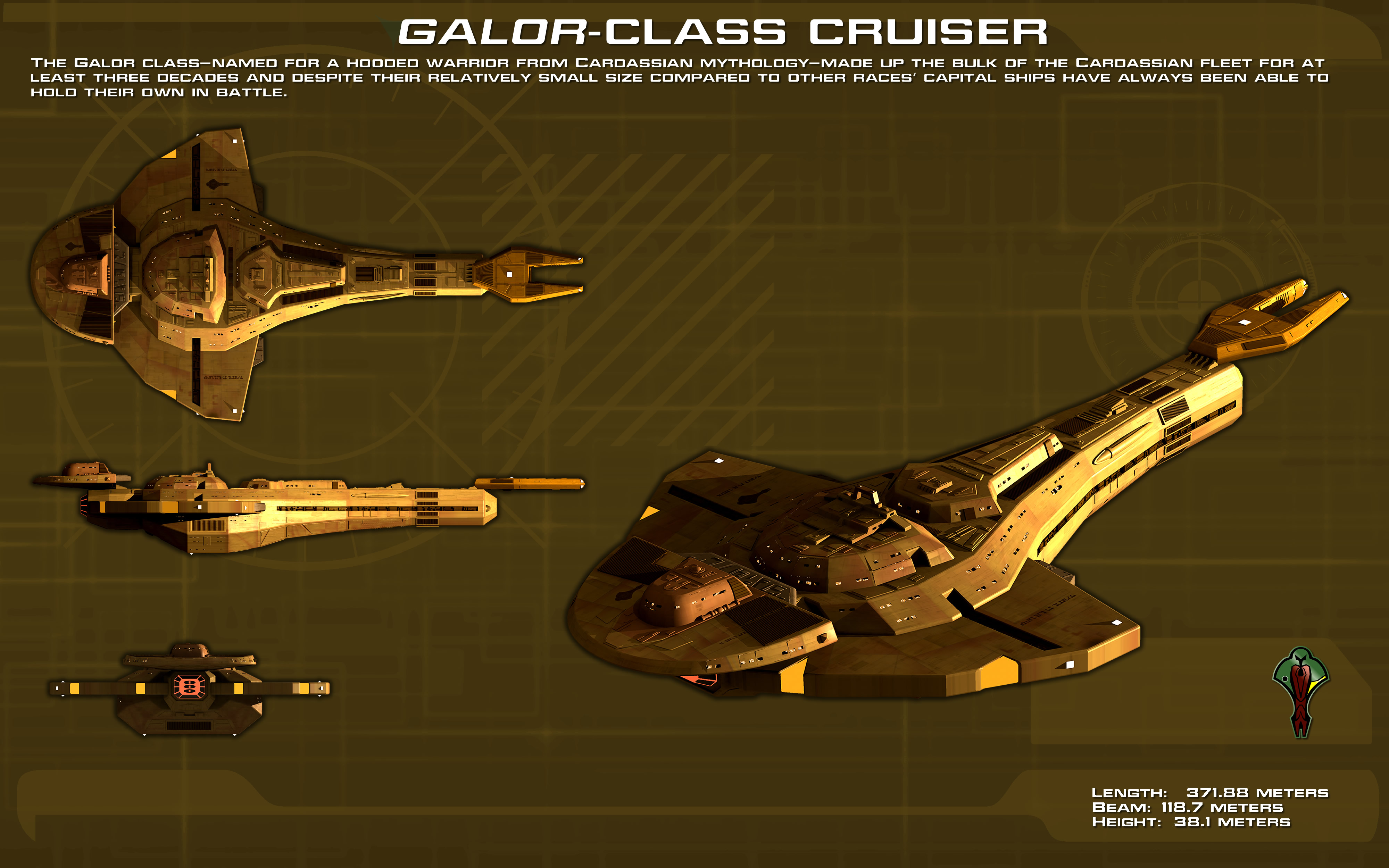 Galor Class Cruiser ortho [new]