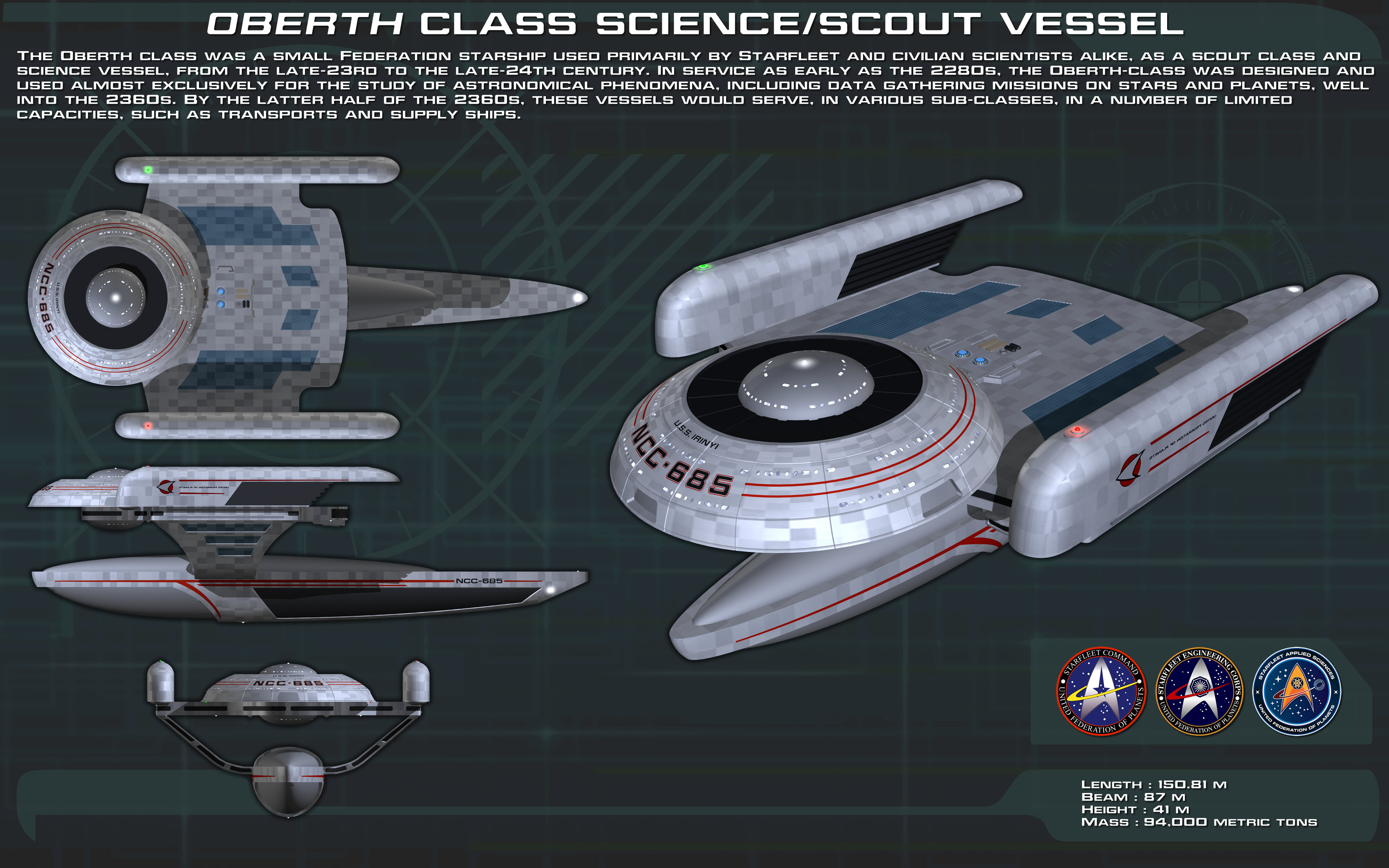 Oberth class science/scout ortho [New]