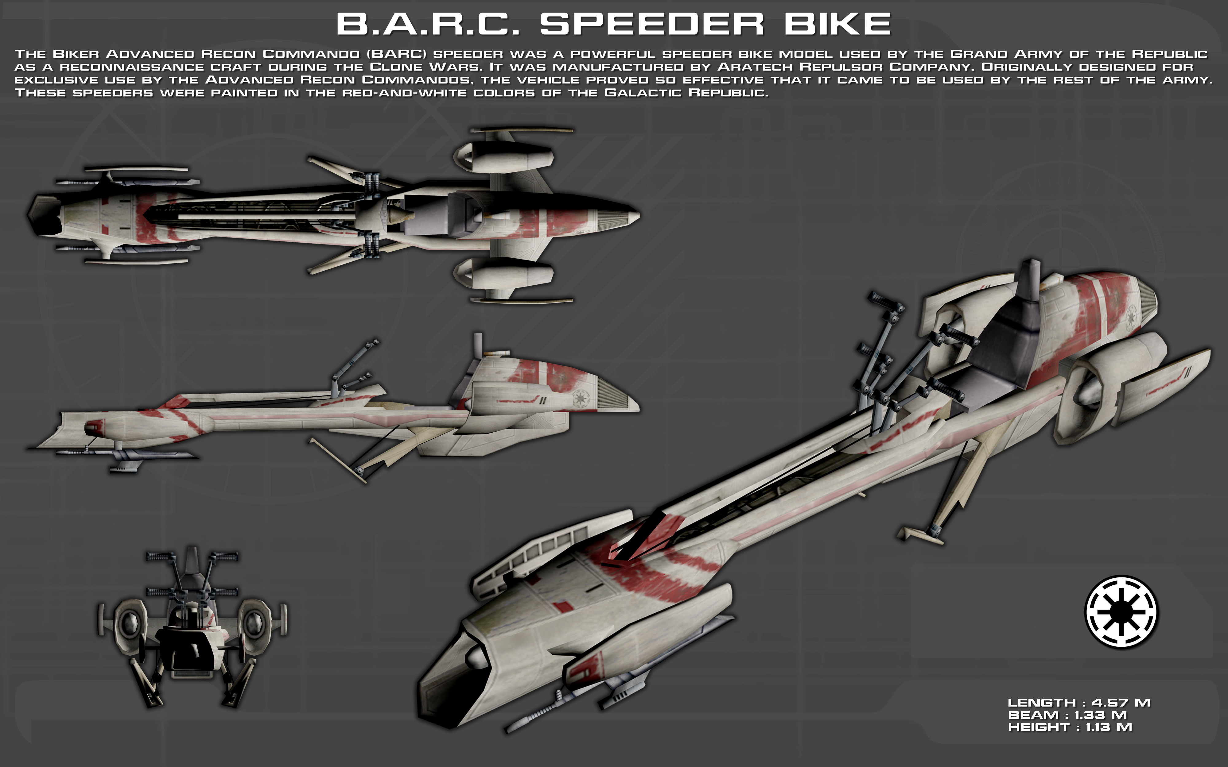 BARC Speeder Bike ortho [New]