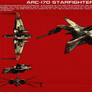 ARC-170 Starfighter ortho [New]