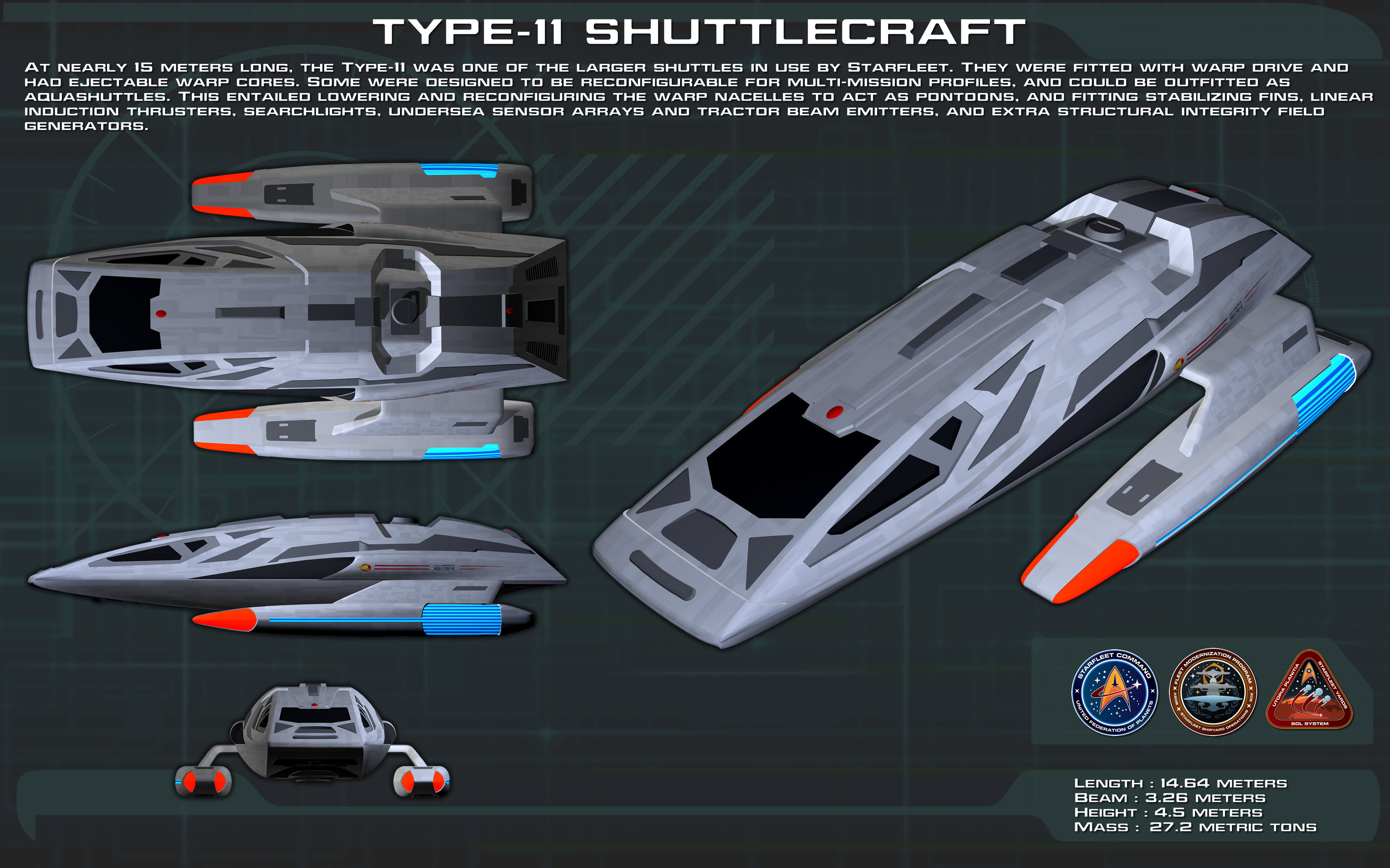 Type 11 Shuttlecraft ortho [New]