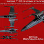 T-70 X-Wing starfighter ortho [New]