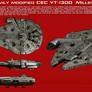 YT-1300 freighter Millennium Falcon ortho [New]