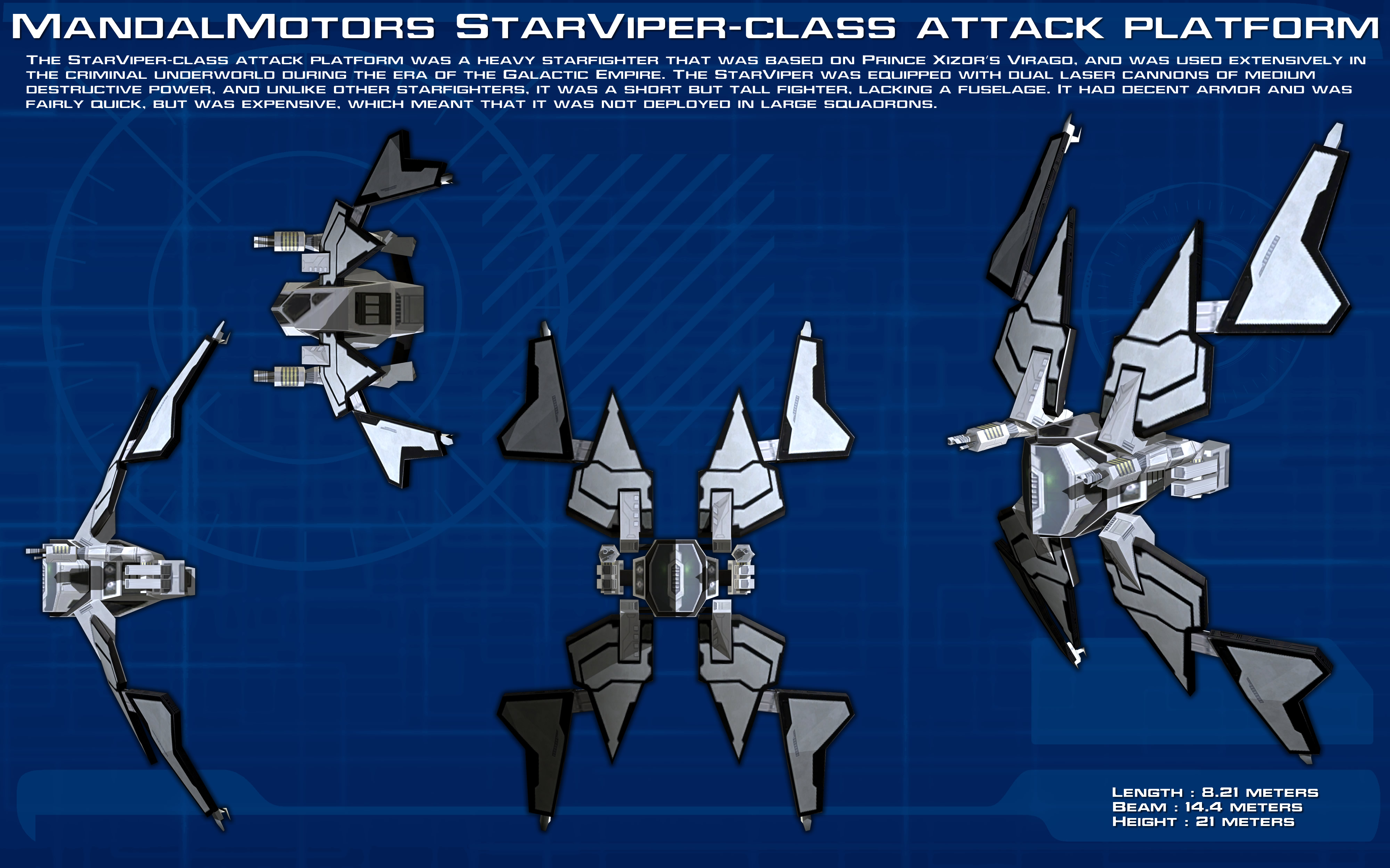 Starviper Class Attack Platform ortho [New]