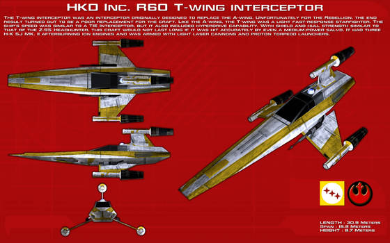 R60 T-Wing interceptor ortho [New]