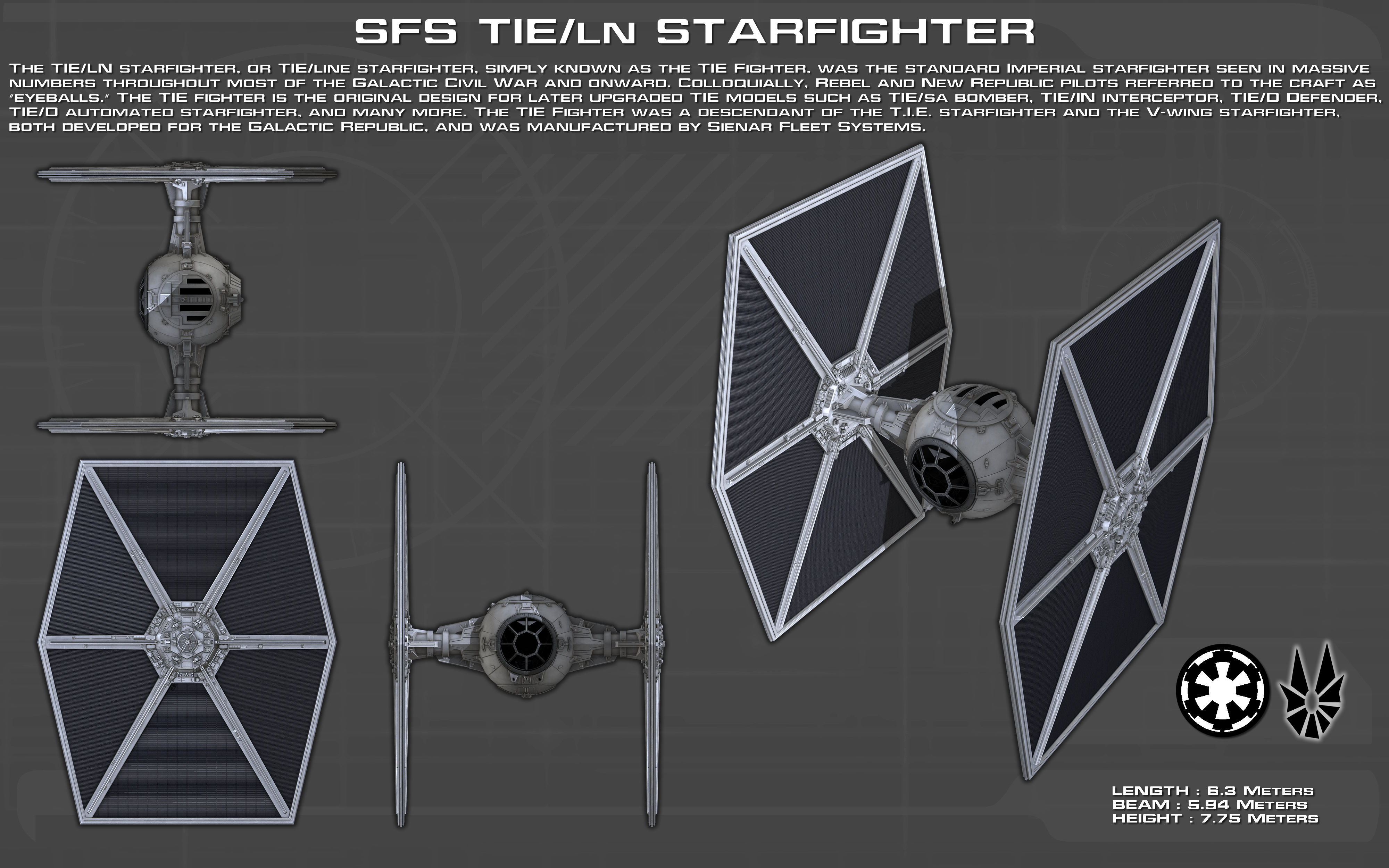 TIE-ln starfighter ortho [Updated][New]