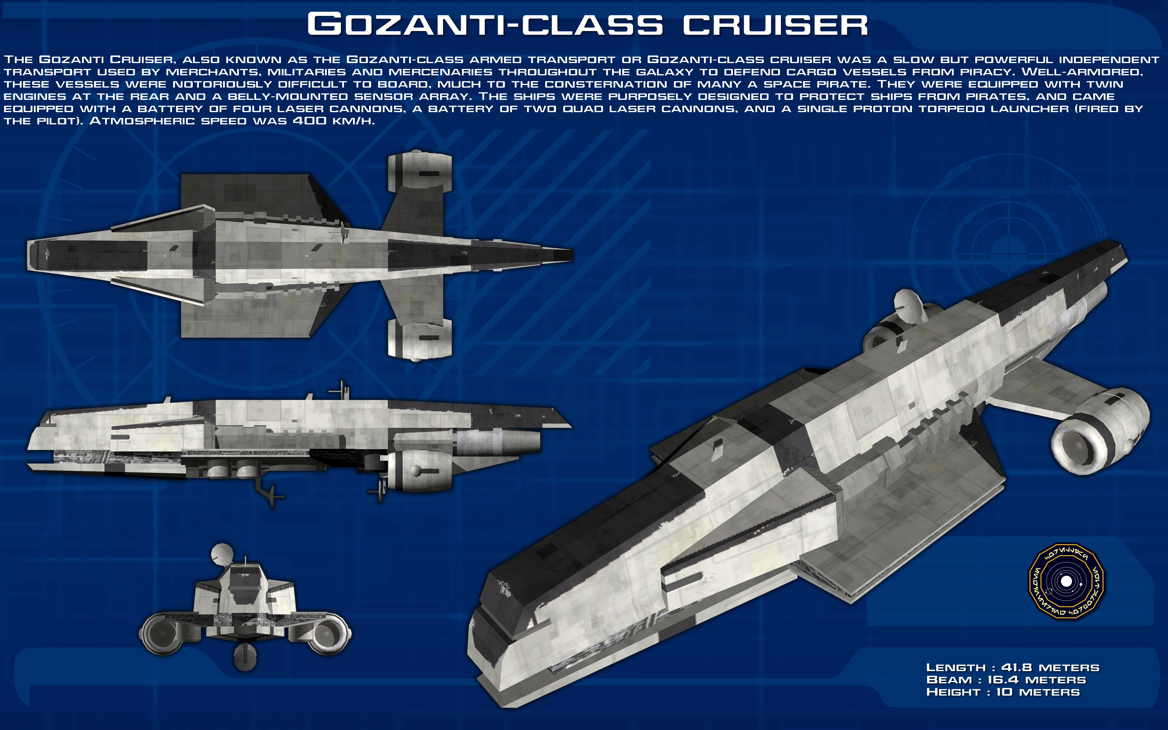 Gozanti Cruiser standard model ortho [New]