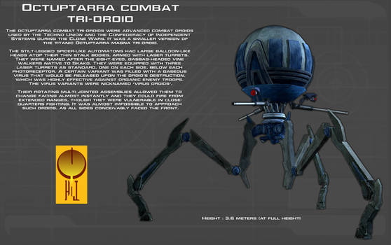 Octuptarra combat tri-droid tech readout [New]