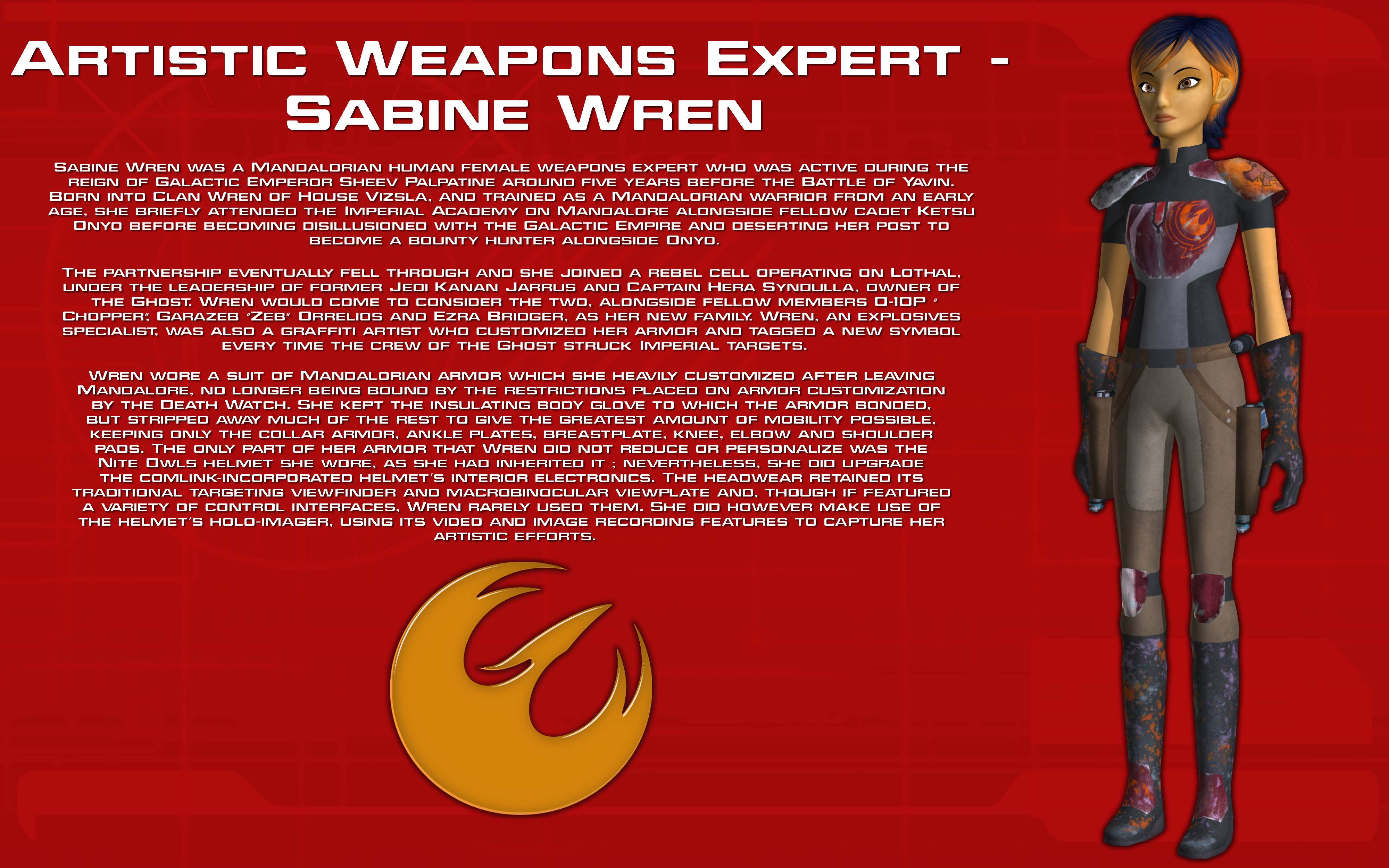 Sabine Wren Character Bio [New]