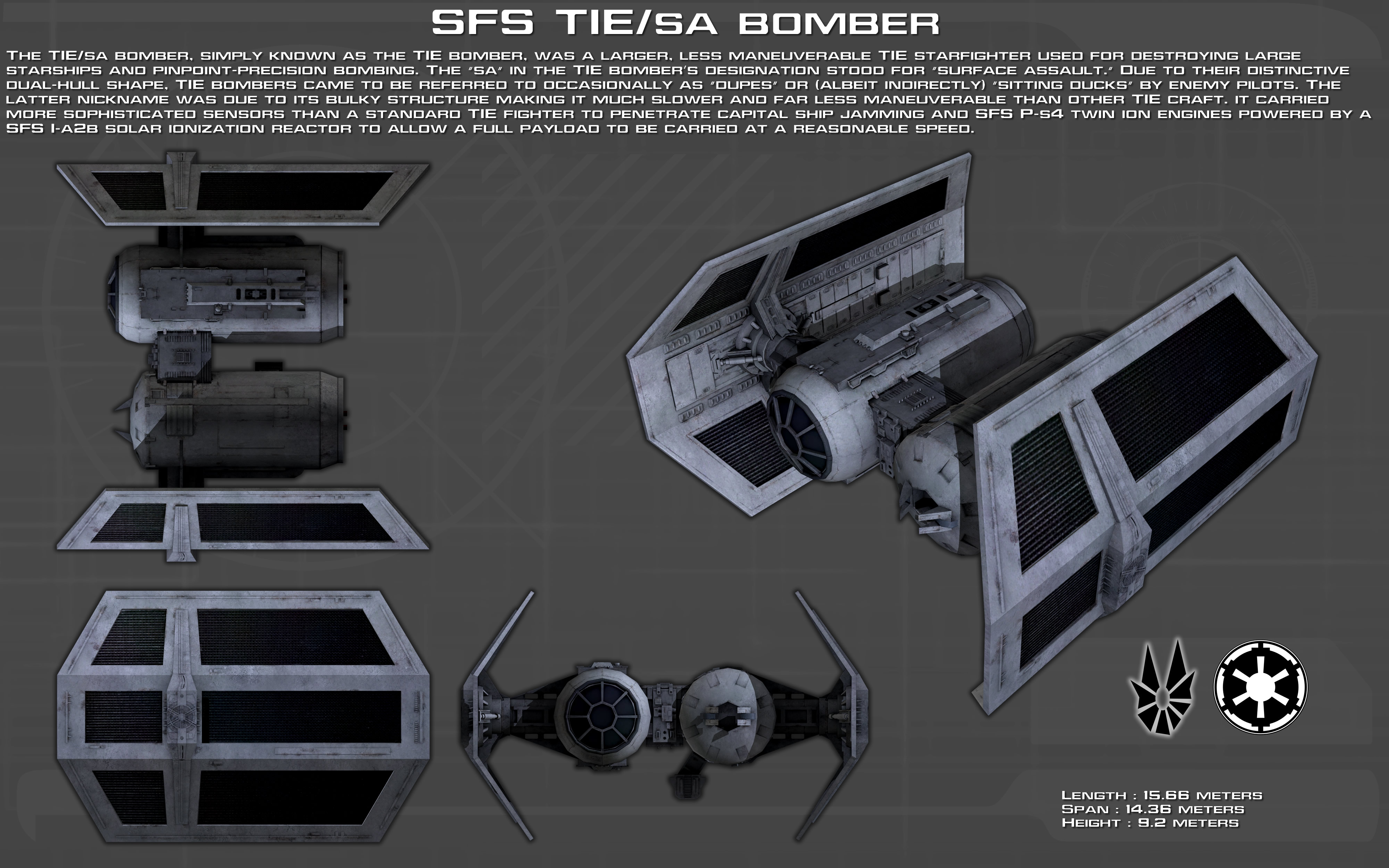 SFS TIE/Sa Bomber ortho [Updated]