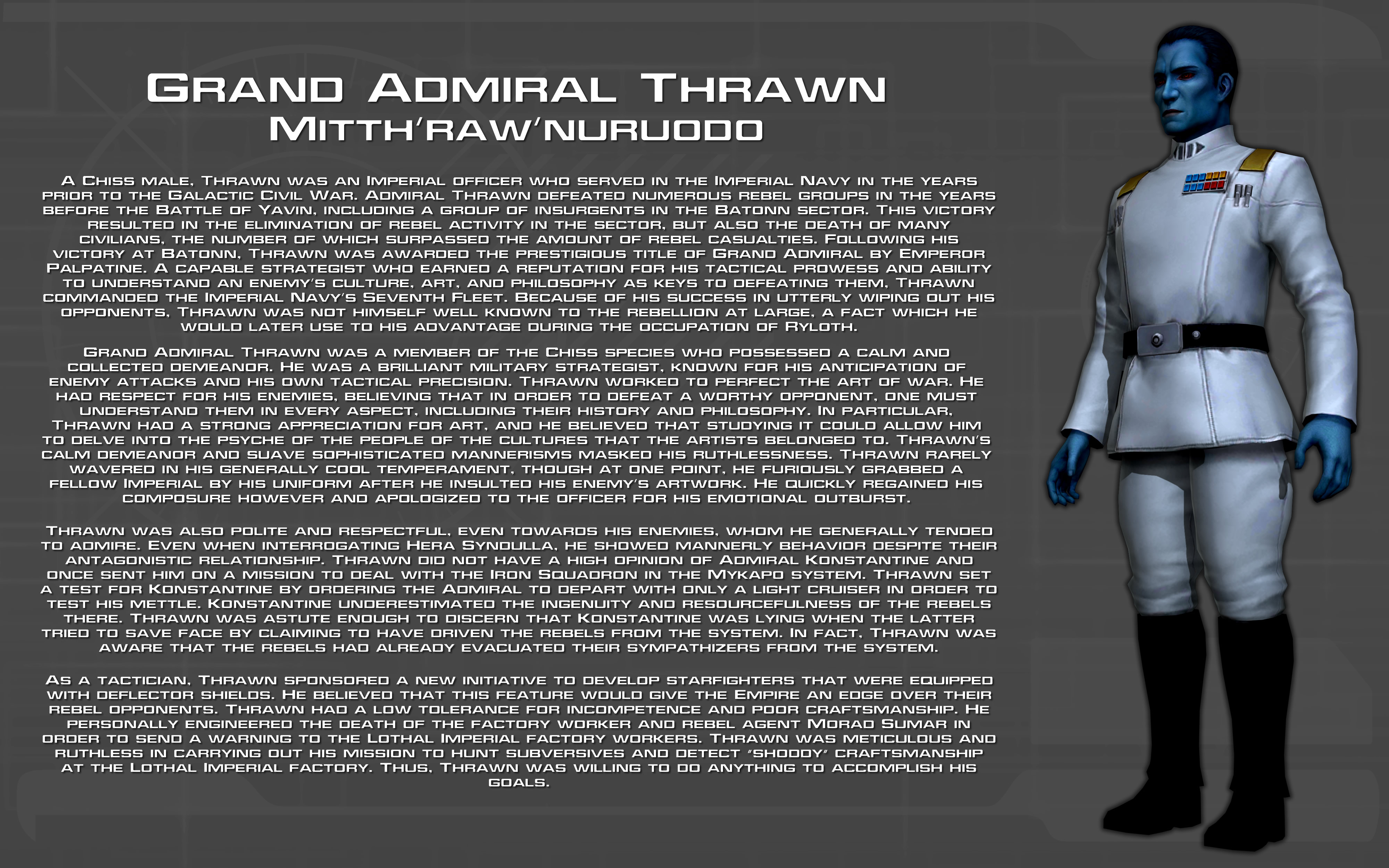 Grand Admiral Thrawn character bio [New]