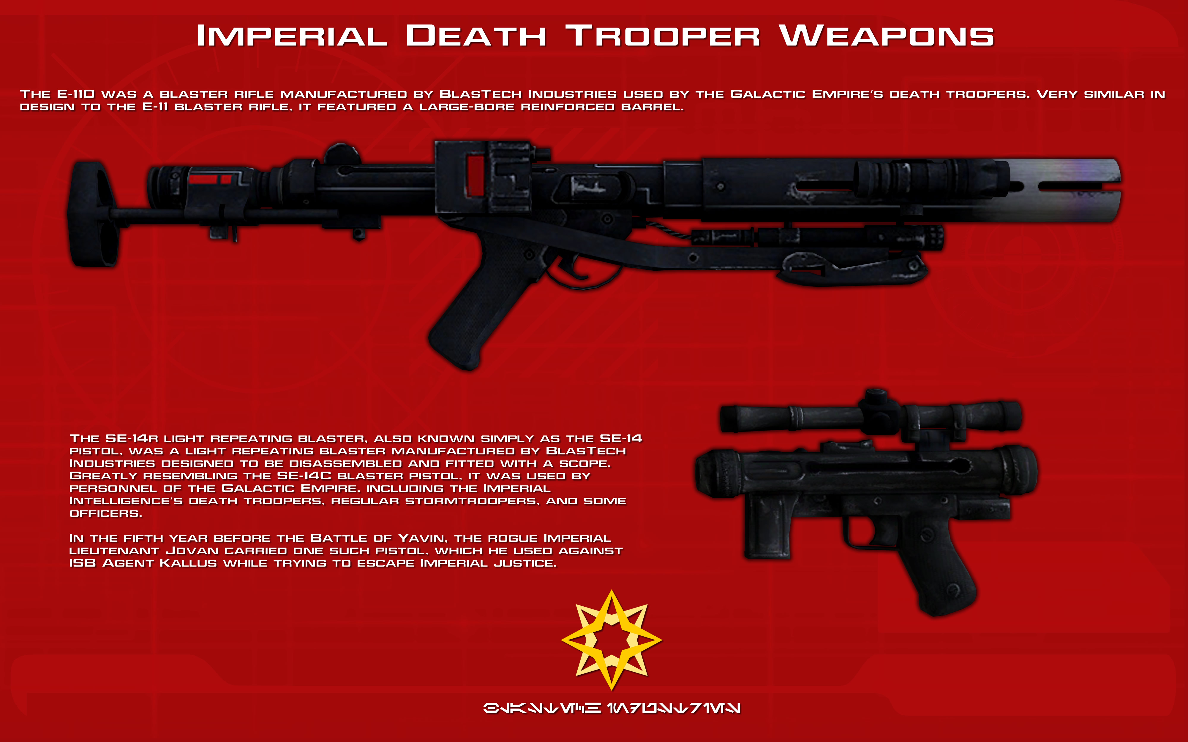 Death Trooper Weapons tech readout [New]