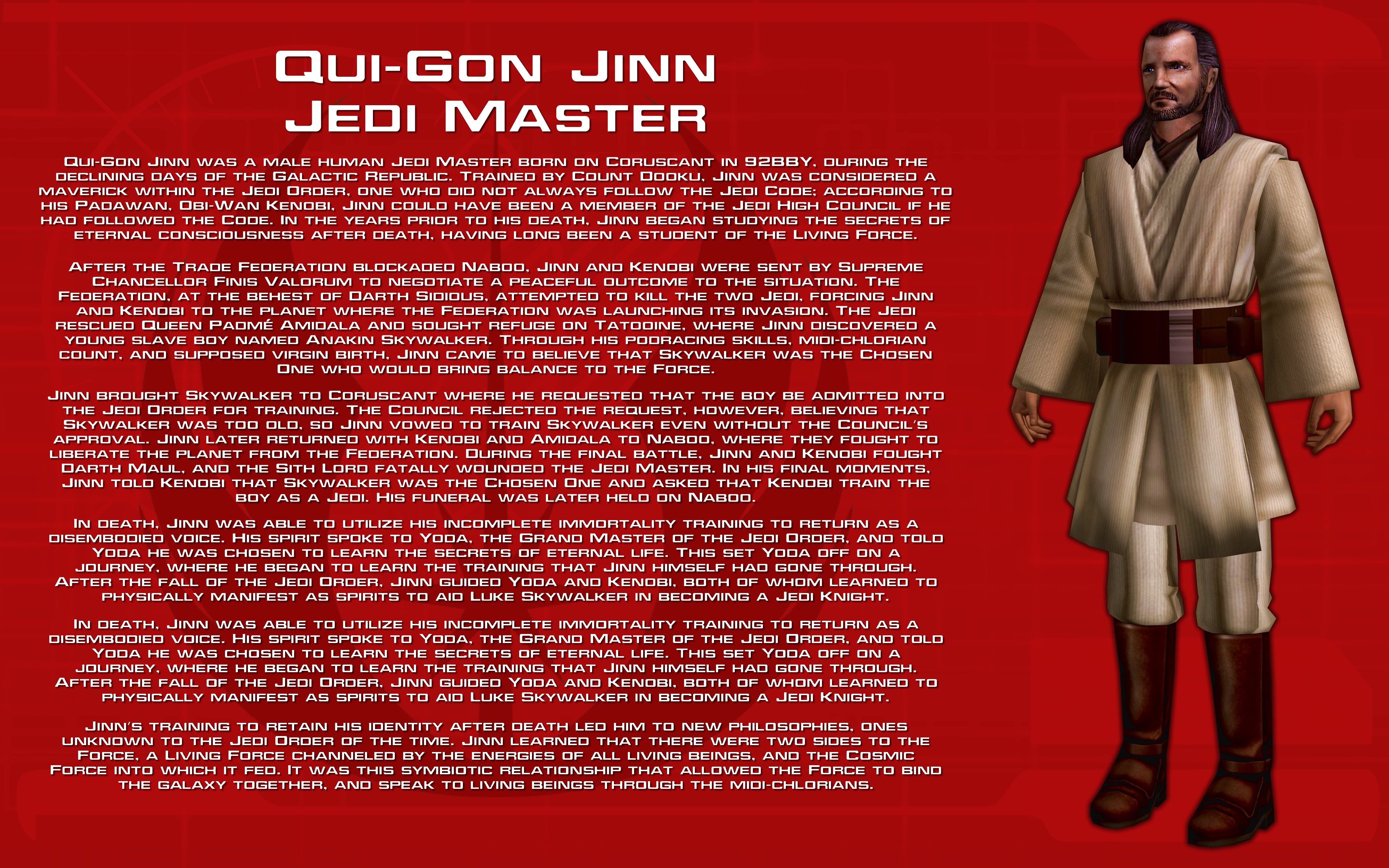 Star Wars - Qui Gon Jinn - Midi-chlorian Counter