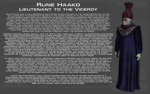 Rune Haako character bio