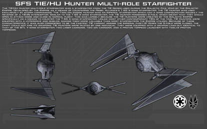 SFS TIE-HU Hunter starfighter ortho [New]