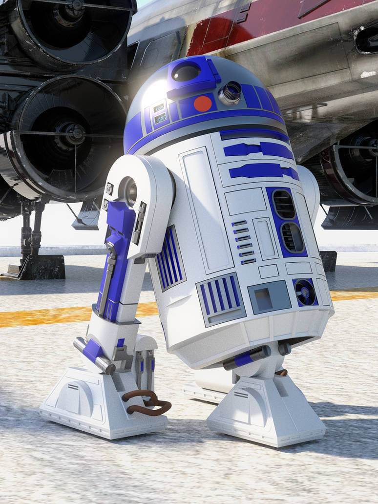 R2-D2 by unusualsuspex on DeviantArt