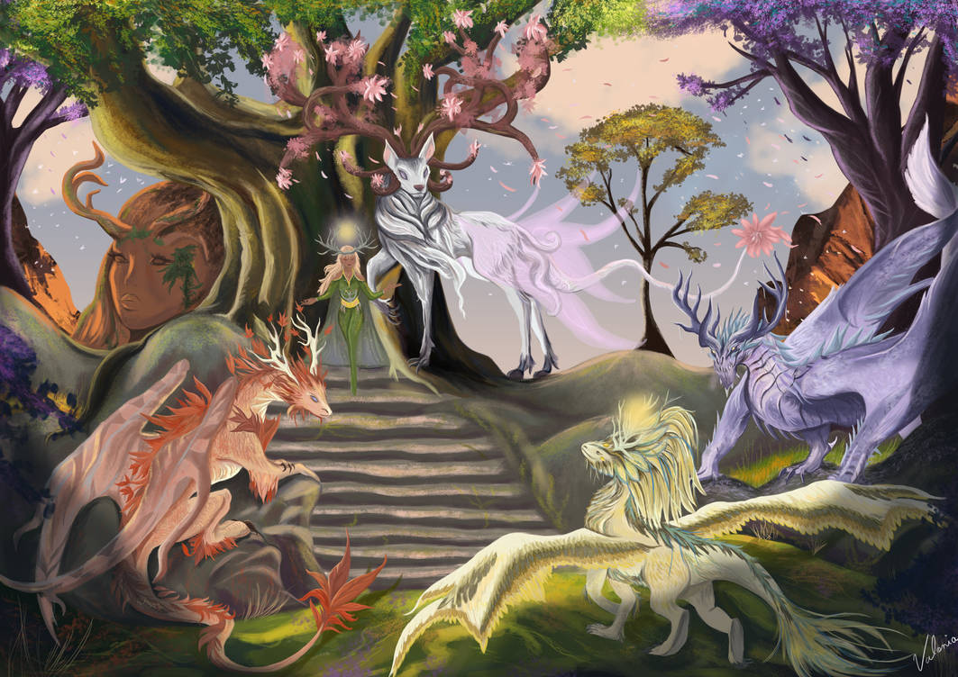 The Dragon Seasons : It's time, Summer by Valonia-Feline on DeviantArt