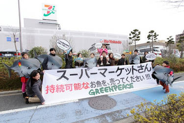 Tuna Costumes for Greenpeace Japan 2013
