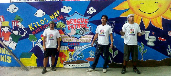 Dengue Mural for Save the Children