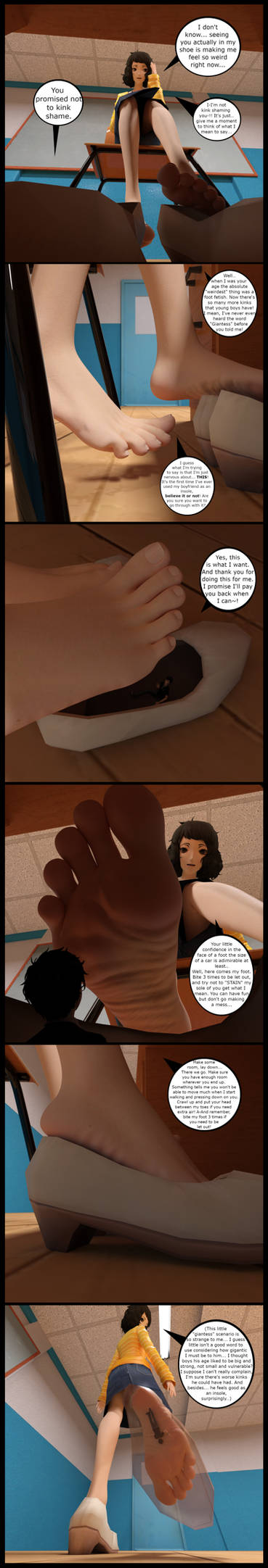 Giantess erkakni qiniga solmoqda (chizmalar) Giantess erkakni qiniga solmoqda (chizmalar)