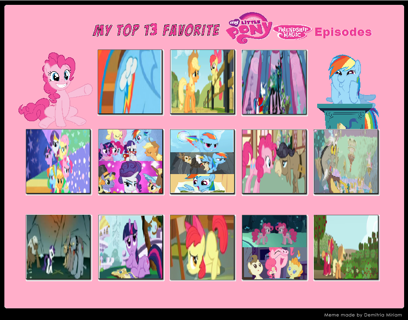 My Top 13 Favorite MLP: FiM Episodes